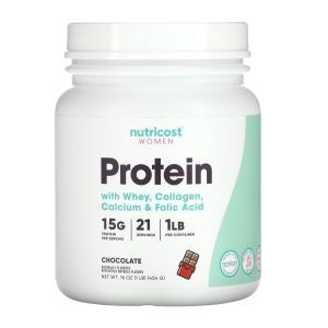 Протеин для женщин, Women, Protein, Nutricost, шоколад, 454 г