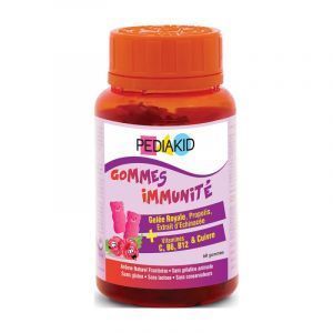 Поддержка иммунитета у детей, Erasers Immunity (Gommes Immunite), Pediakid, 60 мишек