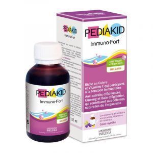 Imūnsistēmas atbalsta, Bērnu sīrups, Immuno-Strong, Pediakid, 125 ml