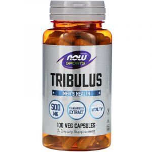 Трибулус, Спорт, Now Food, 500 мг, 100 капсул
