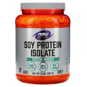 Изолят соевого протеина, Now Foods, Порошок, 907 г