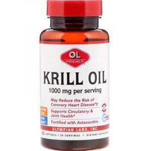 Масло криля, Krill Oil, Olympian Labs Inc, 1000 мг, 60 капcул (Default)