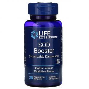 Супероксиддисмутаза, SOD Booster, Life Extension, 30 вегетарианских капсул