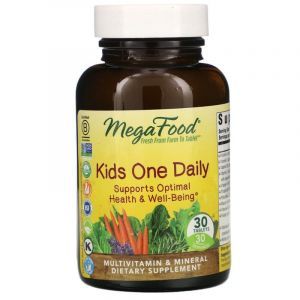 Витамины для детей, Kid's One Daily, MegaFood, 1 в день, 30 таблеток