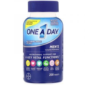 Мультивитаминно-минеральная добавка для мужчин, One A Day Men's, One-A-Day, 200 таблеток
