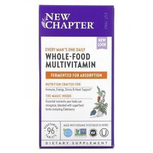 Мультивитамины для мужчин, Every Man's Multi, New Chapter, 1 в день, 96 таблеток