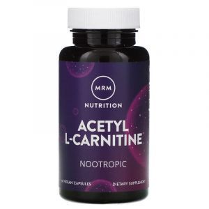 Ацетил карнитин, Acetyl-L-Carnitine HCl, MRM, 500 мг, 60 капсул (Default)
