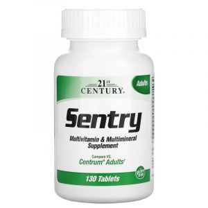 Мультивитамины и минералы, Sentry, Multivitamin & Multimineral, 21st Century, 130 таблеток (Default)