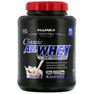 Смесь Чистого Сывороточного Протеина, Печенье и Сливки, AllWhey Classic, ALLMAX Nutrition, 2.27 кг.