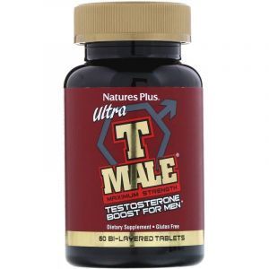 Формула для мужчин ультра, T-Male Testosterone For Men, Nature's Plus, 60 таблеток