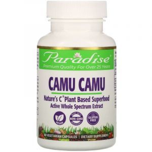 Каму-каму (витамин-С), Camu Camu, Paradise Herbs, 60 капсул