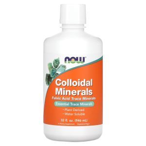 Коллоидные минералы, Colloidal Minerals, Now Foods, 946 мл
