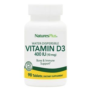 Витамин Д, Vitamin D, Nature's Plus, 400 МЕ, 90 таблеток