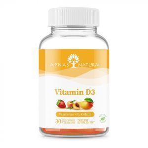 Витамин Д3, Vitamin D3, Apnas Natural, 2000 МЕ, 30 жевательных таблеток 