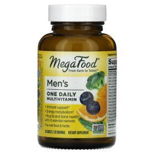 Витамины для мужчин, Men’s One Daily, Mega Food, без железа, 1 в день, 30 таблеток (Default)