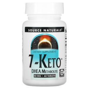 7 кето ДГЭА метаболит, Source Naturals, 50 мг, 60 таб