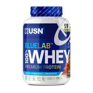 Cывороточный протеин, Blue Lab 100% Whey Premium Protein, USN, премиум-класса, вкус шоколада, 2 кг