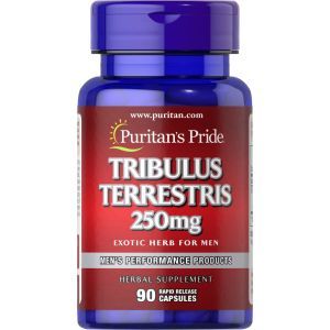 Трибулус террестрис, Tribulus Terrestris, Puritan's Pride, 250 мг, 90 капсул 
