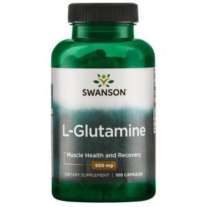  L- глютамин, L-Glutamine, Swanson, 500 мг, 100 капсул