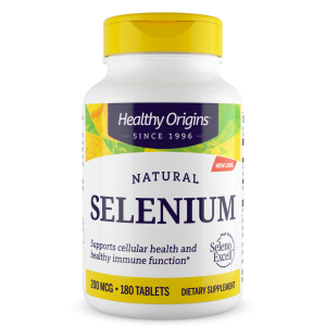 Селен, Seleno Excell, Healthy Origins, 200 мкг, 180 таблеток