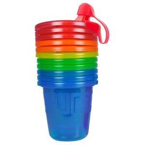 Чашка-непроливайка для детей от 6+ месяцев, Sippy Cups, The First Years, 6 шт