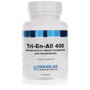 Витамин Е, для здоровья сердца, Tri-En-All 400, Douglas Laboratories, 60 гелевых капсул
