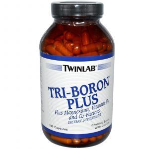 Борон хелат плюс (Tri-Boron), Twinlab, 240 капсул