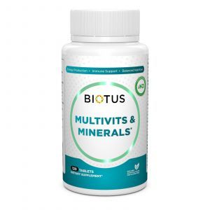 Multivitamīni un minerāli, Biotus, 120 tabletes