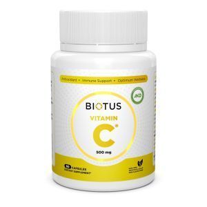 vitamīns, C vitamīns, Biotus, 500 mg, 60 kapsulas