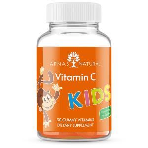 Витамин С для детей, Vitamin С for kids, Apnas Natural, 125 мг, 30 жевательных пастилок